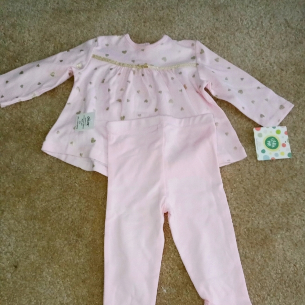 Little Me - Pink & Gold - Size 9M